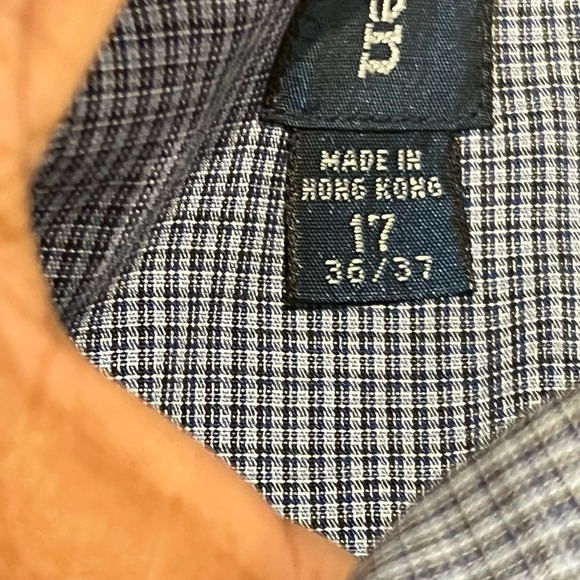 Ralph Lauren men’s Size XL Checkered Button Down Men’s Size 17 Shirt - Picture 3 of 11